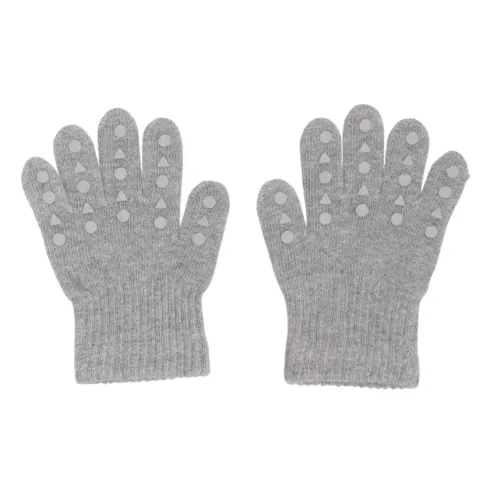 GoBabyGo Grip Gloves Grey Melange